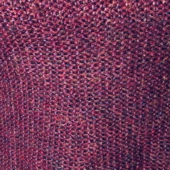 Modcloth Playing it Cowl Tunic Sweater Burgundy Size Small - Picture 5 of 9